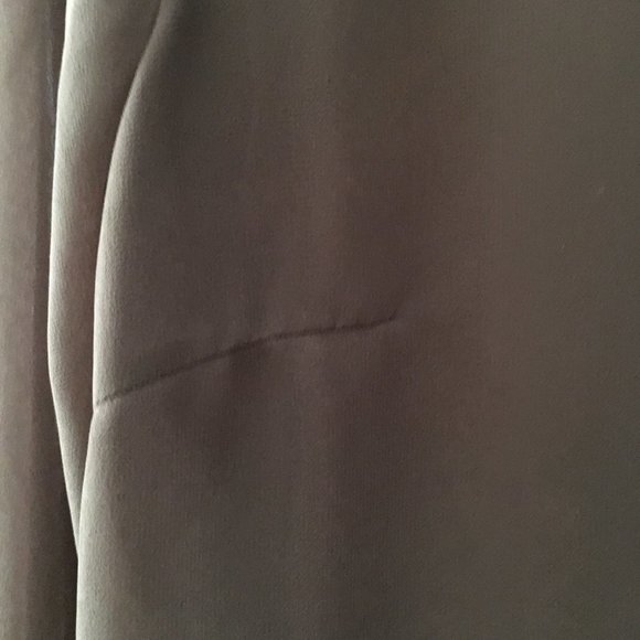 F21 Brown Pleated Button Down Dress Shirt - Picture 5 of 13